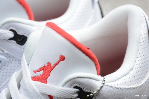 Free Cement Throw Jordan Line White Air 3 Retro 923096-101 0811